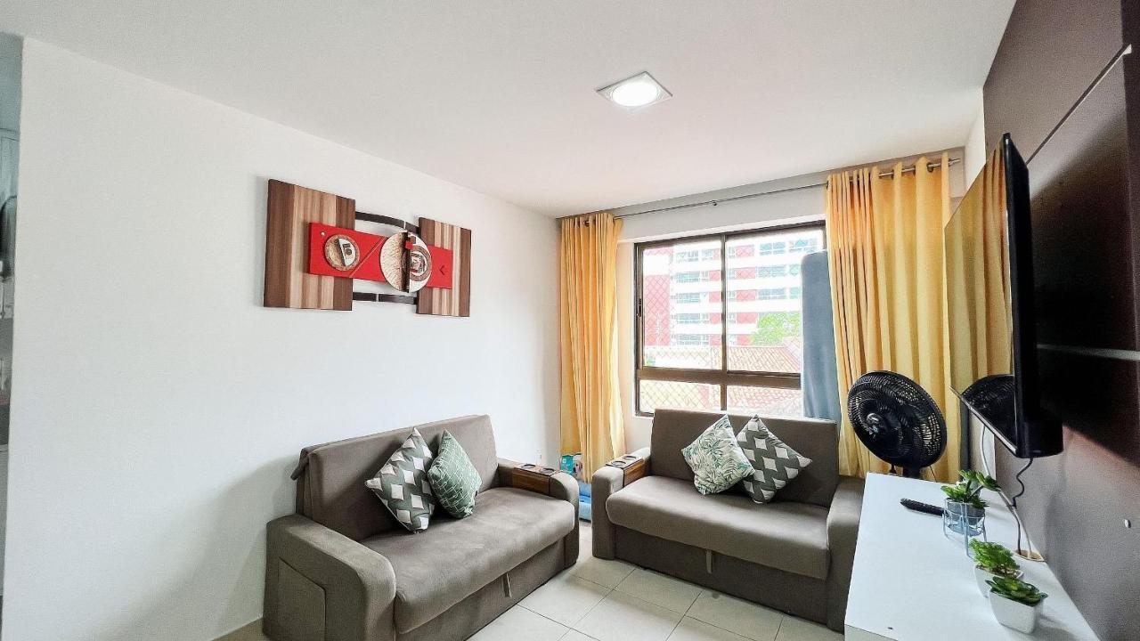 Апартаменти Apto Veleiros Cabo Branco Beira-Mar Pet Friendly Genius Flats Жуан-Пессоа Екстер'єр фото